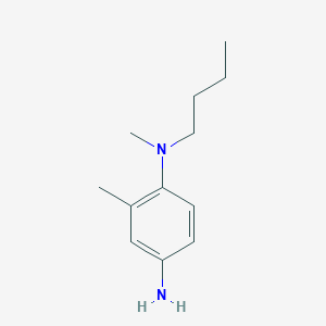 molecular formula C12H20N2 B1419987 N1-Butyl-N1,2-dimethylbenzene-1,4-diamine CAS No. 1094544-25-8