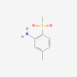 molecular formula C8H11NO2S B1419989 2-Methanesulfonyl-5-methylaniline CAS No. 876494-64-3