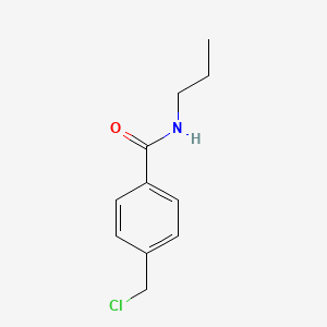 4-(chloromethyl)-N-propylbenzamide