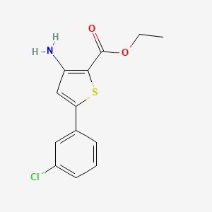Ethyl 3-amino-5-(3-chlorophenyl)thiophene-2-carboxylate