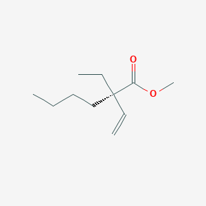molecular formula C11H20O2 B14200016 methyl (2S)-2-ethenyl-2-ethylhexanoate CAS No. 919087-62-0