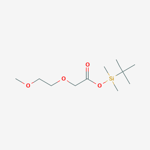 molecular formula C11H24O4Si B14200075 tert-Butyl(dimethyl)silyl (2-methoxyethoxy)acetate CAS No. 870298-57-0