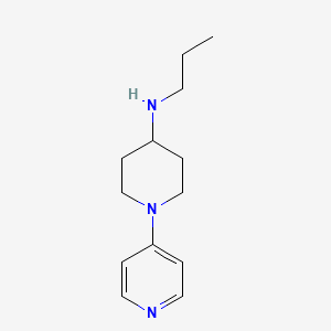 molecular formula C13H21N3 B1420008 N-propyl-1-(pyridin-4-yl)piperidin-4-amine CAS No. 1152837-00-7