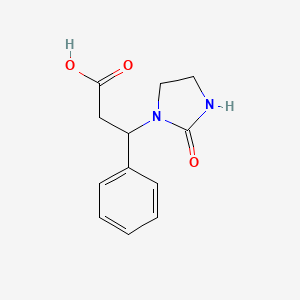 3-(2-Oxoimidazolidin-1-yl)-3-phenylpropanoic acid