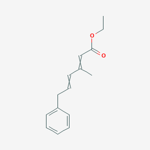 molecular formula C15H18O2 B14200146 Ethyl 3-methyl-6-phenylhexa-2,4-dienoate CAS No. 921617-42-7