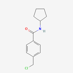 4-(chloromethyl)-N-cyclopentylbenzamide