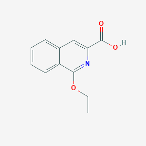 molecular formula C12H11NO3 B1420019 1-Ethoxyisoquinoline-3-carboxylic acid CAS No. 1094758-39-0
