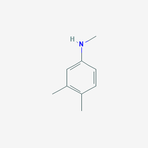 molecular formula C9H13N B142002 n,3,4-Trimethylaniline CAS No. 38036-47-4