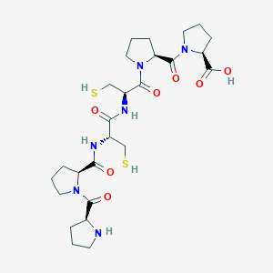 molecular formula C26H40N6O7S2 B14200209 L-Prolyl-L-prolyl-L-cysteinyl-L-cysteinyl-L-prolyl-L-proline CAS No. 872883-70-0