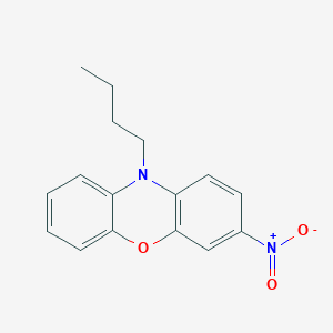 molecular formula C16H16N2O3 B14200250 10-Butyl-3-nitro-10H-phenoxazine CAS No. 832733-82-1