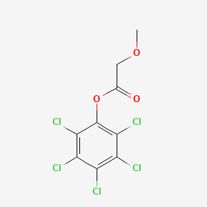 molecular formula C9H5Cl5O3 B14200257 Pentachlorophenyl methoxyacetate CAS No. 923272-77-9
