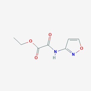 molecular formula C7H8N2O4 B1420027 Ethyl (isoxazol-3-ylamino)(oxo)acetate CAS No. 1001634-98-5