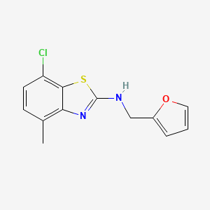 7-chloro-N-(2-furylmethyl)-4-methyl-1,3-benzothiazol-2-amine