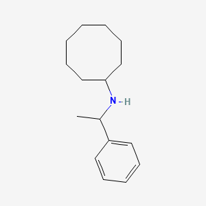 molecular formula C16H25N B14200303 N-(1-Phenylethyl)cyclooctanamine CAS No. 919110-65-9