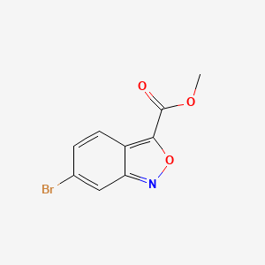 molecular formula C9H6BrNO3 B1420033 Methyl 6-bromo-2,1-benzoxazole-3-carboxylate CAS No. 1204298-31-6