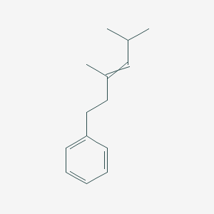 molecular formula C14H20 B14200444 (3,5-Dimethylhex-3-EN-1-YL)benzene CAS No. 858658-47-6