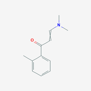 molecular formula C12H15NO B14200445 3-(dimethylamino)-1-(2-methylphenyl)prop-2-en-1-one CAS No. 921845-62-7