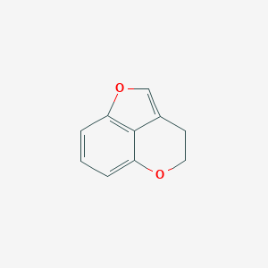 molecular formula C10H8O2 B142005 2,7-Dioxatricyclo[6.3.1.04,12]dodeca-1(12),3,8,10-tetraene CAS No. 133992-43-5