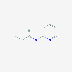 molecular formula C9H12N2 B14200529 2-Methyl-N-(pyridin-2-yl)propan-1-imine CAS No. 850706-41-1