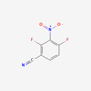 molecular formula C7H2F2N2O2 B1420064 2,4-Difluoro-3-nitrobenzonitrile CAS No. 1186194-75-1