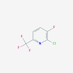 molecular formula C6H2ClF4N B1420065 2-Chloro-3-fluoro-6-(trifluoromethyl)pyridine CAS No. 1159512-39-6