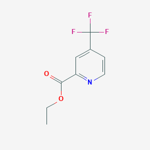 molecular formula C9H8F3NO2 B1420074 4-(三氟甲基)-2-吡啶甲酸乙酯 CAS No. 1171919-08-6