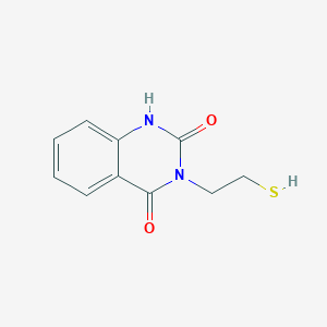 molecular formula C10H10N2O2S B142009 3-(2-Mercaptoethyl)quinazoline-2,4(1H,3H)-dione CAS No. 138400-06-3