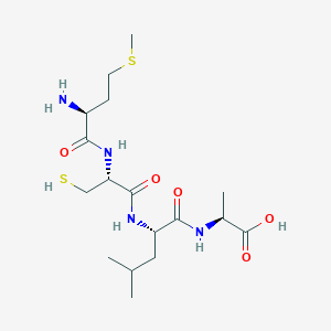 molecular formula C17H32N4O5S2 B14201023 L-Methionyl-L-cysteinyl-L-leucyl-L-alanine CAS No. 918529-14-3