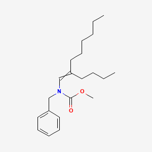 molecular formula C21H33NO2 B14201076 Methyl benzyl(2-butyloct-1-en-1-yl)carbamate CAS No. 867157-01-5