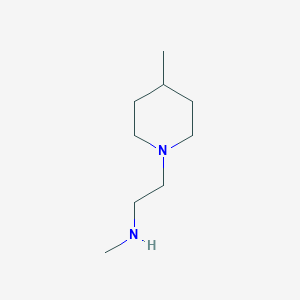molecular formula C9H20N2 B1420109 N-Methyl-2-(4-methylpiperidin-1-yl)ethanamine CAS No. 915924-43-5