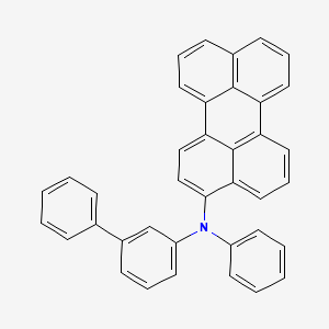 molecular formula C38H25N B14201116 N-([1,1'-Biphenyl]-3-yl)-N-phenylperylen-3-amine CAS No. 847253-70-7