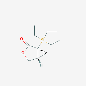 molecular formula C11H20O2Si B14201129 (1S,5R)-1-(Triethylsilyl)-3-oxabicyclo[3.1.0]hexan-2-one CAS No. 841276-64-0