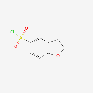 B1420113 2-Methyl-2,3-dihydro-1-benzofuran-5-sulfonyl chloride CAS No. 369638-66-4