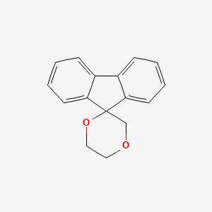 molecular formula C16H14O2 B14201151 Spiro[1,4-dioxane-2,9'-fluorene] CAS No. 863395-70-4