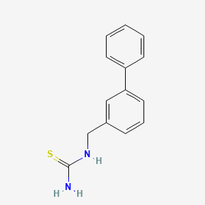 molecular formula C14H14N2S B14201163 (3-Phenylphenyl)methylthiourea CAS No. 832099-20-4