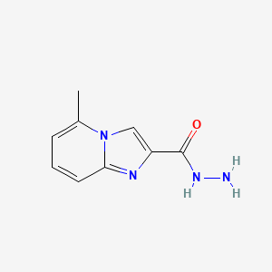molecular formula C9H10N4O B1420121 5-Methylimidazo[1,2-a]pyridine-2-carbohydrazide CAS No. 1097788-54-9