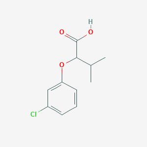 2-(3-Chlorophenoxy)-3-methylbutanoic acid
