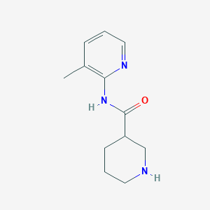 molecular formula C12H17N3O B1420127 N-(3-methylpyridin-2-yl)piperidine-3-carboxamide CAS No. 1019385-37-5