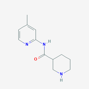 N-(4-Methylpyridin-2-YL)piperidine-3-carboxamide