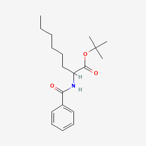 molecular formula C19H29NO3 B14201323 tert-Butyl 2-benzamidooctanoate CAS No. 832131-51-8