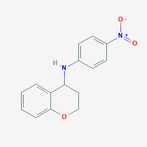 N-(4-nitrophenyl)-3,4-dihydro-2H-1-benzopyran-4-amine