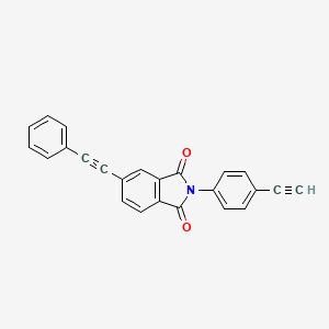 molecular formula C24H13NO2 B14201332 2-(4-Ethynylphenyl)-5-(phenylethynyl)-1H-isoindole-1,3(2H)-dione CAS No. 917511-32-1