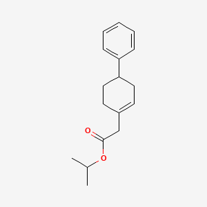 molecular formula C17H22O2 B14201390 Propan-2-yl 2-(4-phenylcyclohexen-1-yl)acetate CAS No. 919769-02-1