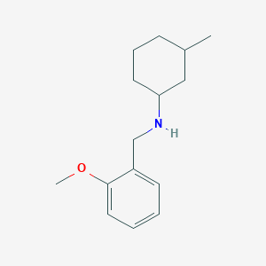 N-[(2-methoxyphenyl)methyl]-3-methylcyclohexan-1-amine