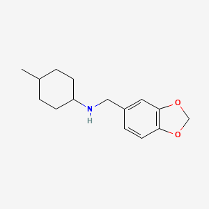 N-(2H-1,3-benzodioxol-5-ylmethyl)-4-methylcyclohexan-1-amine