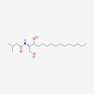 molecular formula C20H41NO3 B14201449 N-[(2S)-1,3-Dihydroxypentadecan-2-yl]-3-methylbutanamide CAS No. 920277-63-0