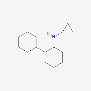 2-cyclohexyl-N-cyclopropylcyclohexan-1-amine