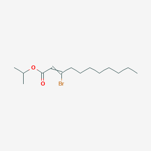 molecular formula C14H25BrO2 B14201456 Propan-2-yl 3-bromoundec-2-enoate CAS No. 832734-28-8