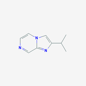 molecular formula C9H11N3 B142015 2-Isopropylimidazo[1,2-a]pyrazine CAS No. 126052-31-1