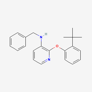 molecular formula C22H24N2O B14201501 n-Benzyl-2-(2-tert-butylphenoxy)pyridin-3-amine CAS No. 918343-74-5
